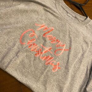 Gildan Gray 'Merry Christmas' T-Shirt